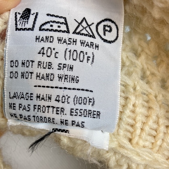 Kennedy of Ardara Vintage Cable-Knit Heavy Sweater Ireland New Wool Fisherman's - Picture 10 of 13